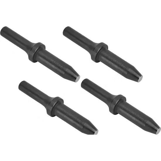 3-1/2" Straight Rivet Set, .401 Shank, 4-Piece Set