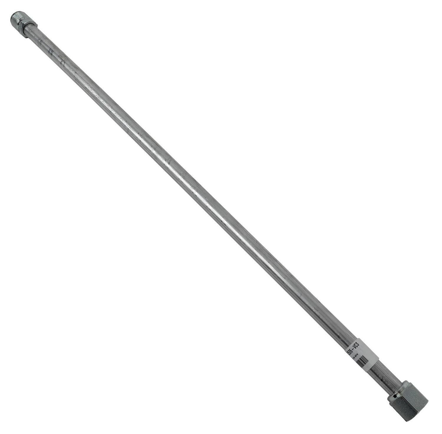 Universal Aluminum Refrigerant Line, #10 Male/Female Fittings, 24" Length
