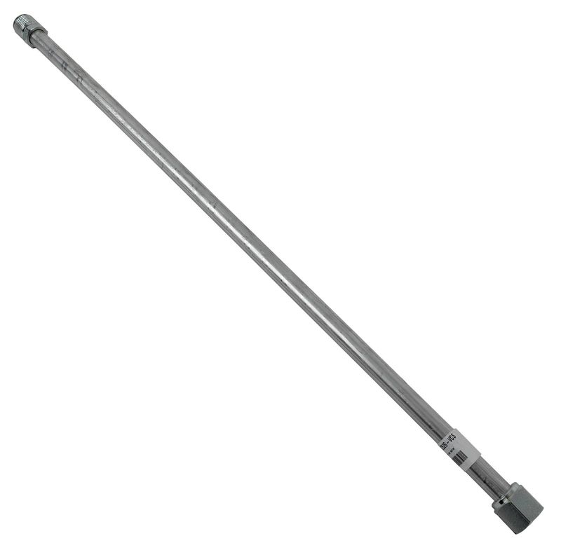 Universal Aluminum Refrigerant Line, #10 Male/Female Fittings, 24" Length