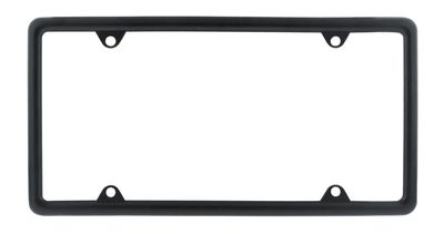 Slim License Plate Frame, Black