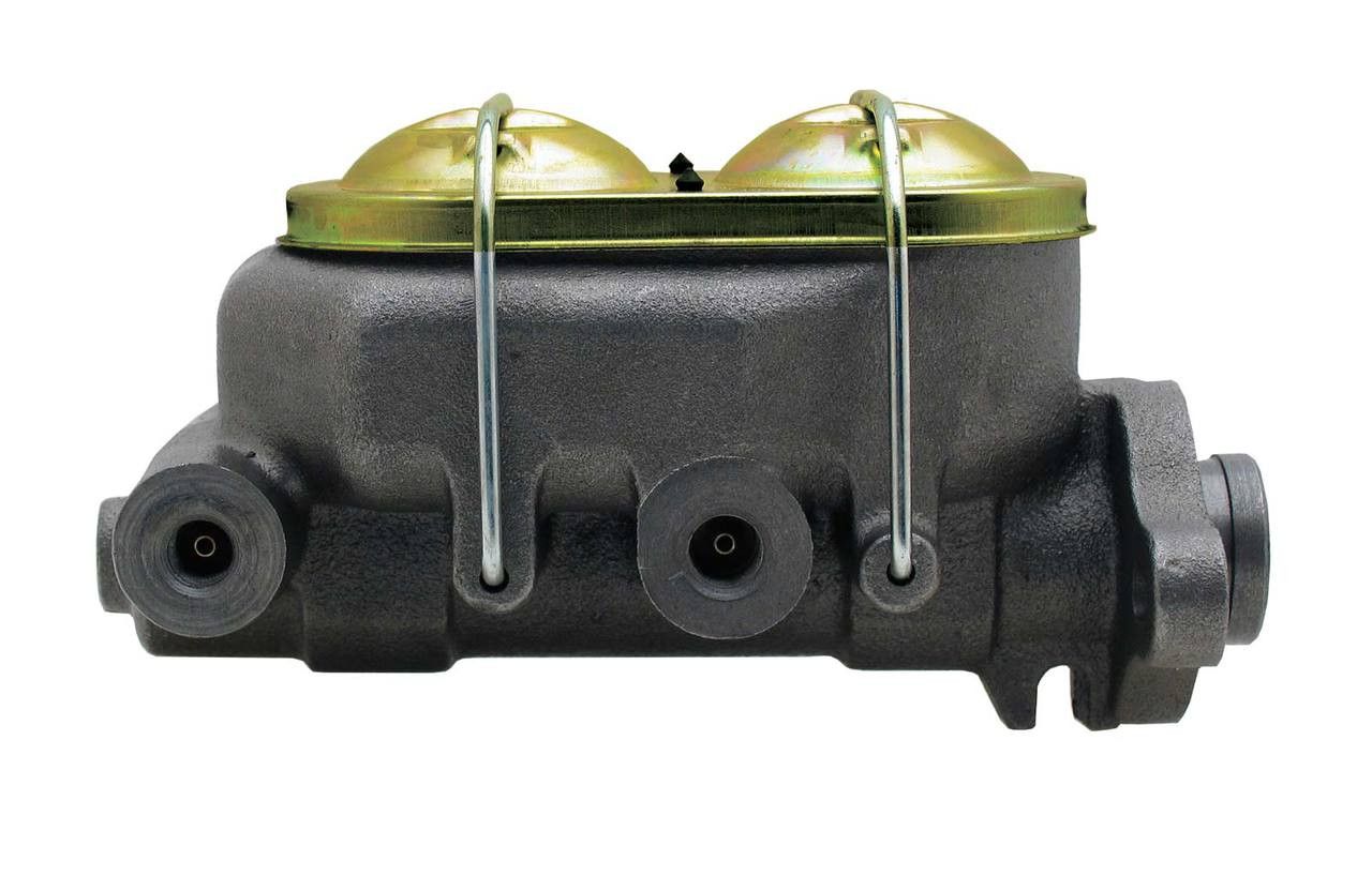 GM Corvette Style Cast Iron Master Cylinder, 1-1/8" Bore, Disc/Disc