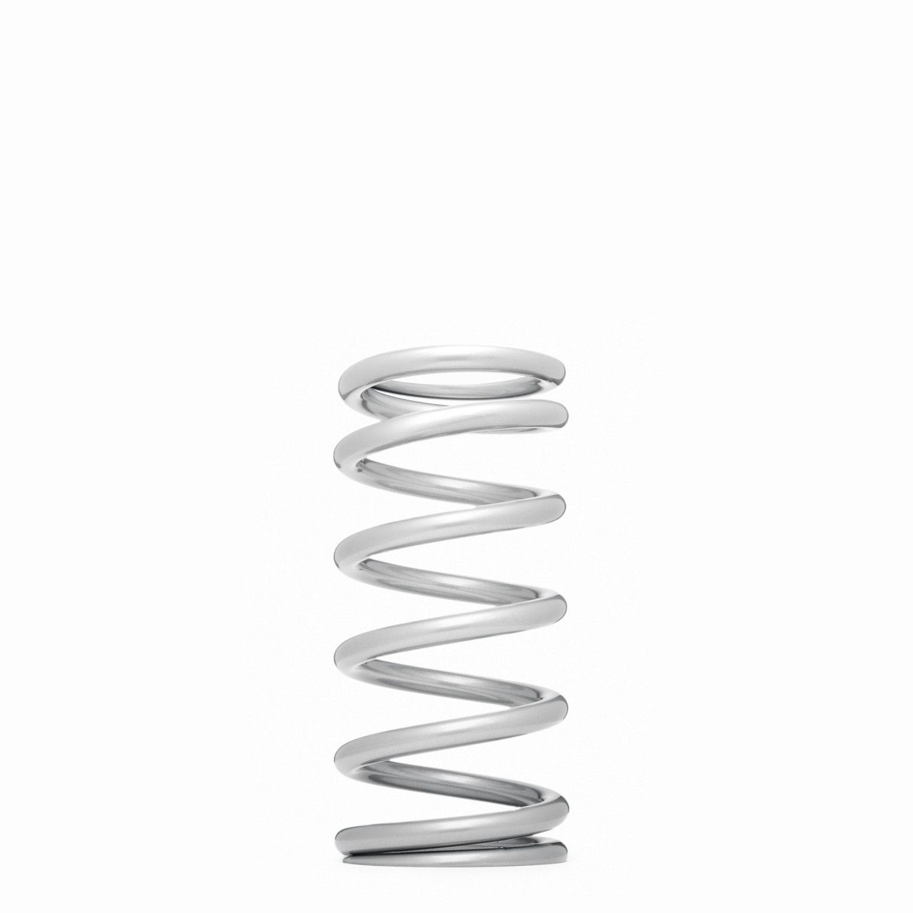 9" High Travel Coil Spring - 140 lb/in - Silver