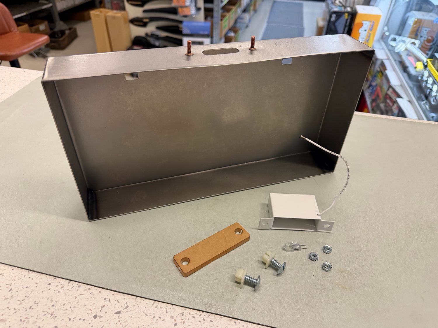 Frenched License Plate Light Box