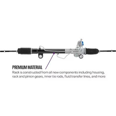Mustang II Power Steering Rack &amp; Pinion, 1982-88 Thunderbird Style