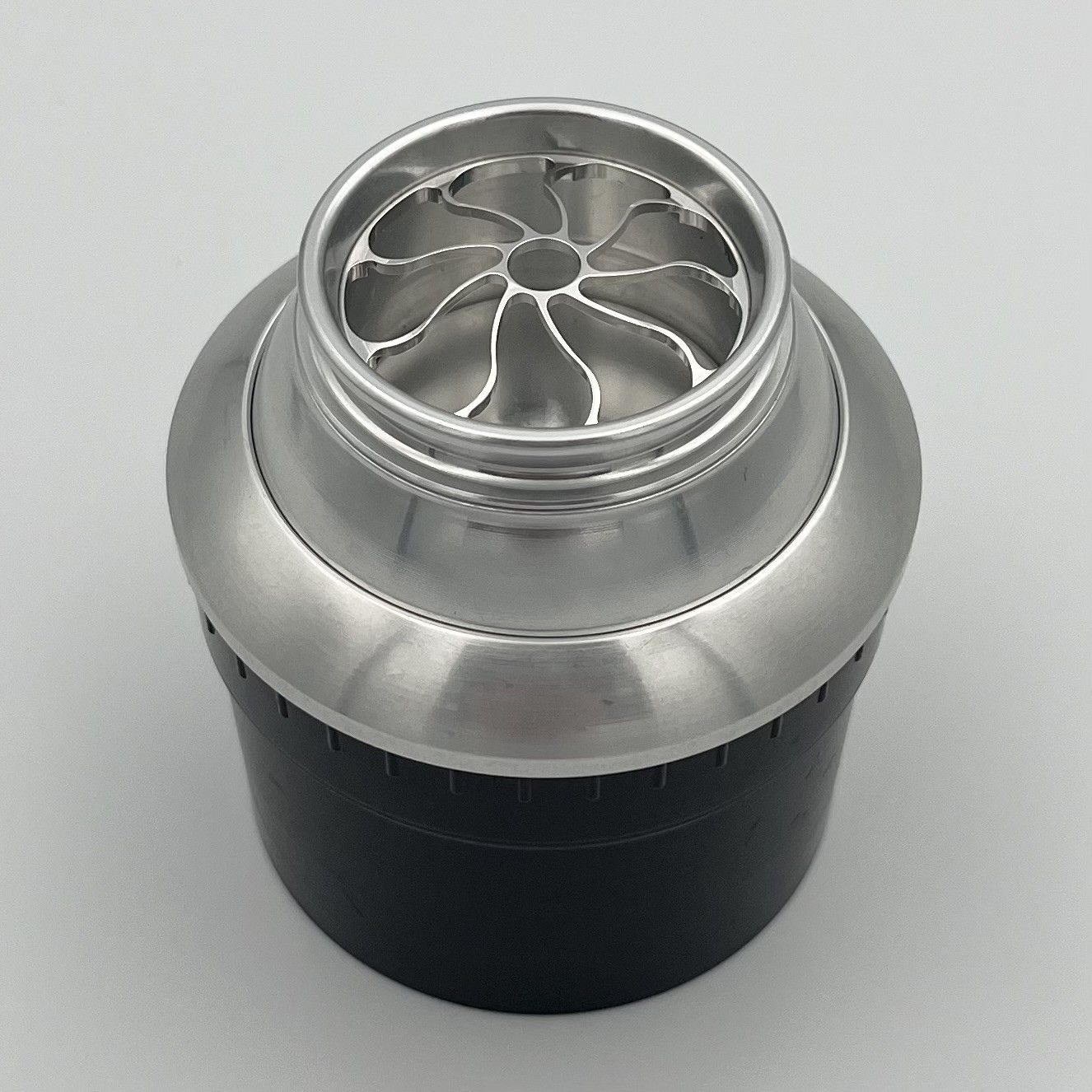 Slyder Series Round Dash Louver, Brushed Aluminum, 2.5"