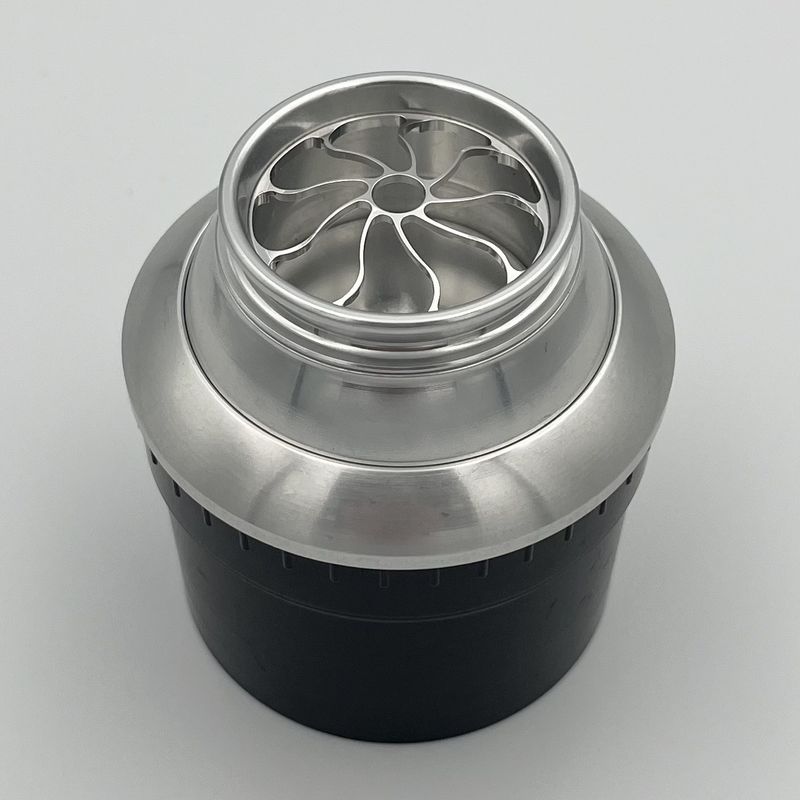 Slyder Series Round Dash Louver, Brushed Aluminum, 2.5"