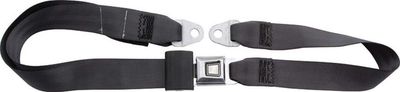 Charcoal 2-Point Lap Seat Belt with Starburst Buckle