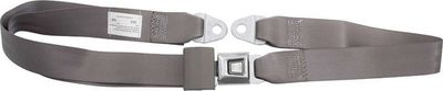 Gray 2-Point Lap Seat Belt with Starburst Buckle