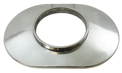 12" Dual Finned Polished Aluminum Air Cleaner