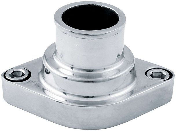 Straight Water Neck, Polished, Chevy V8/V6