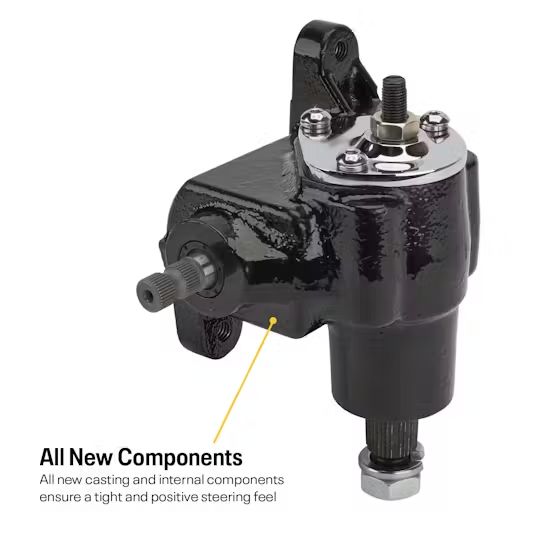 Vega Manual Cross Steering Gear Box, Black