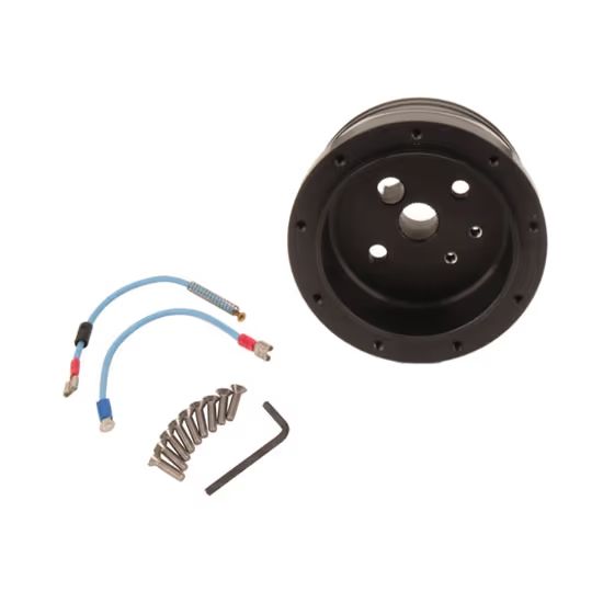 GT-9 Black Anodized Steering Wheel Hub, 1969-94 GM Tilt Column