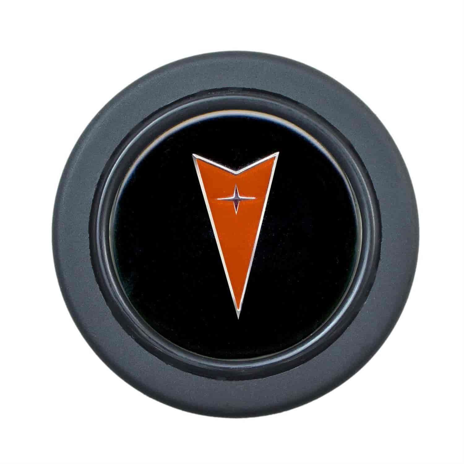 Euro Style Horn Button, Pontiac Logo, 5 &amp; 6-Bolt