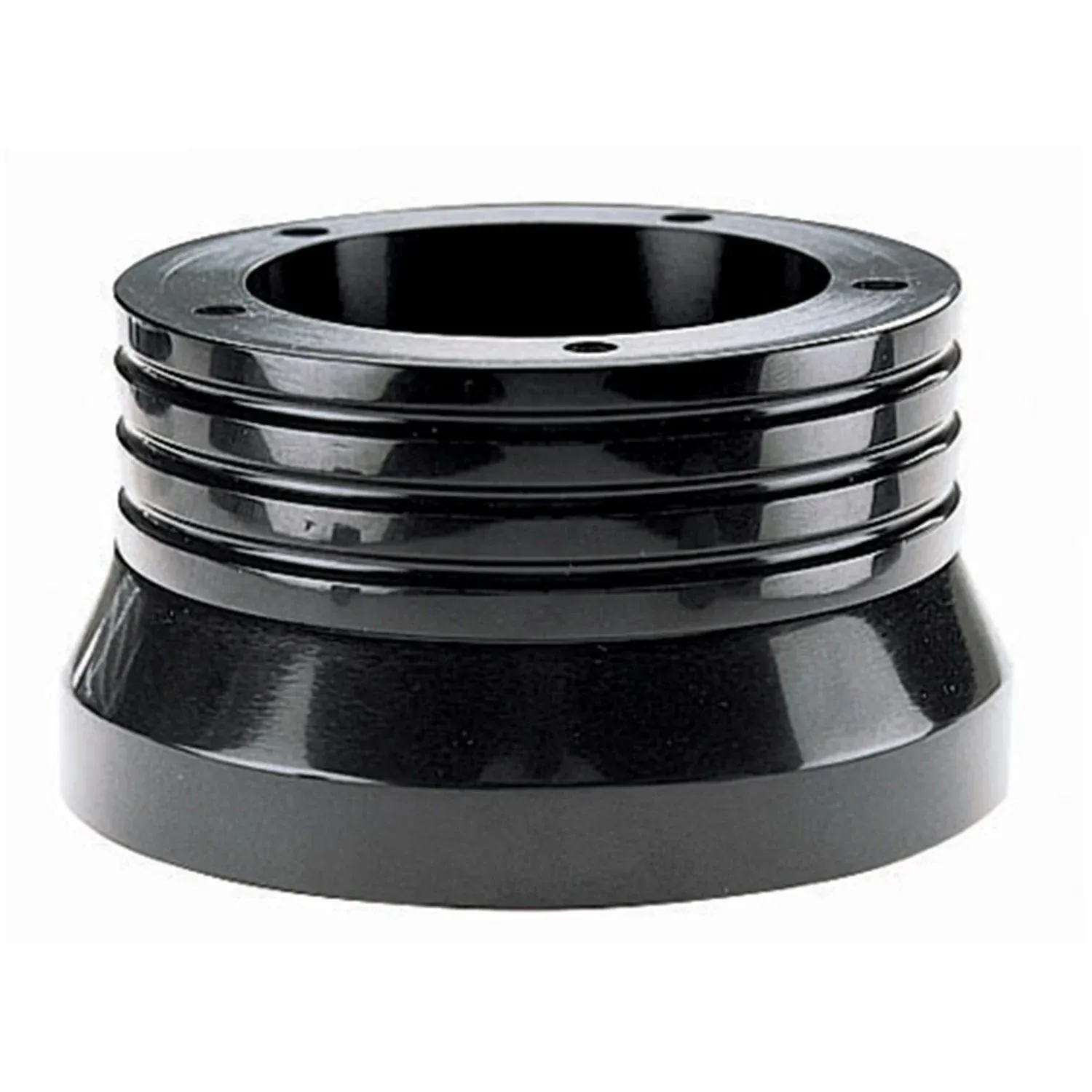 Grant Billet Steering Wheel Adapter, Black, 1970-75 GM