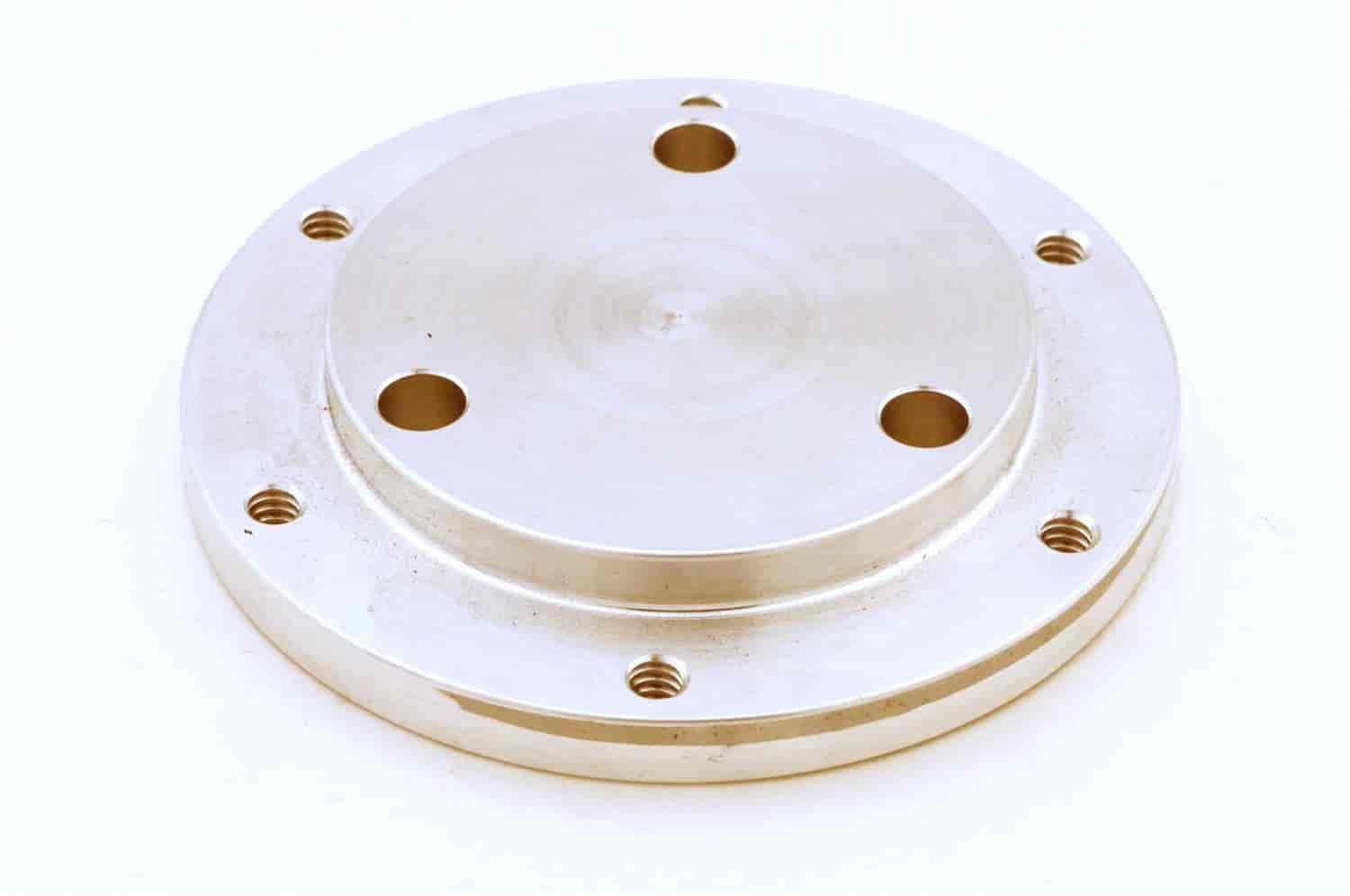 Quick Release Hub to 6-Bolt Steering Wheel Adapter Plate, Polished
