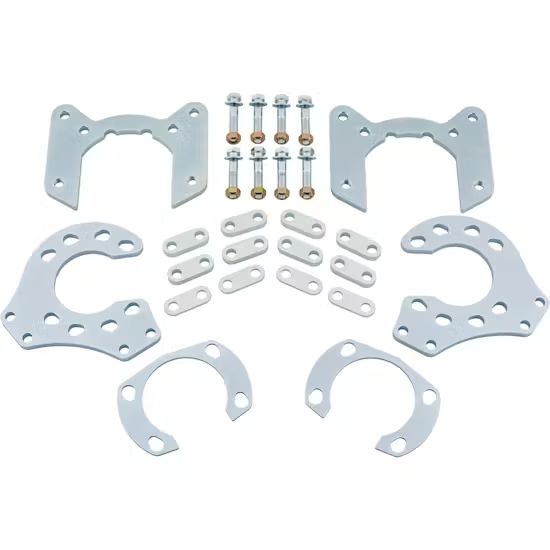 Ford 9" Rear Disc Brake Kit with Parking Brake Calipers, Big Bearing
