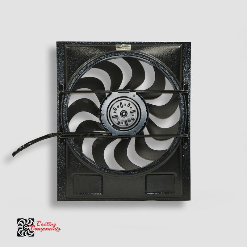 18-1/2" x 22" Slim-Line Two-Speed Electric Cooling Fan, Tall Shroud