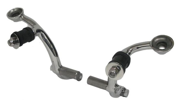 SO-CAL Shock &amp; Headlight Mount Combo, Polished Stainless Steel