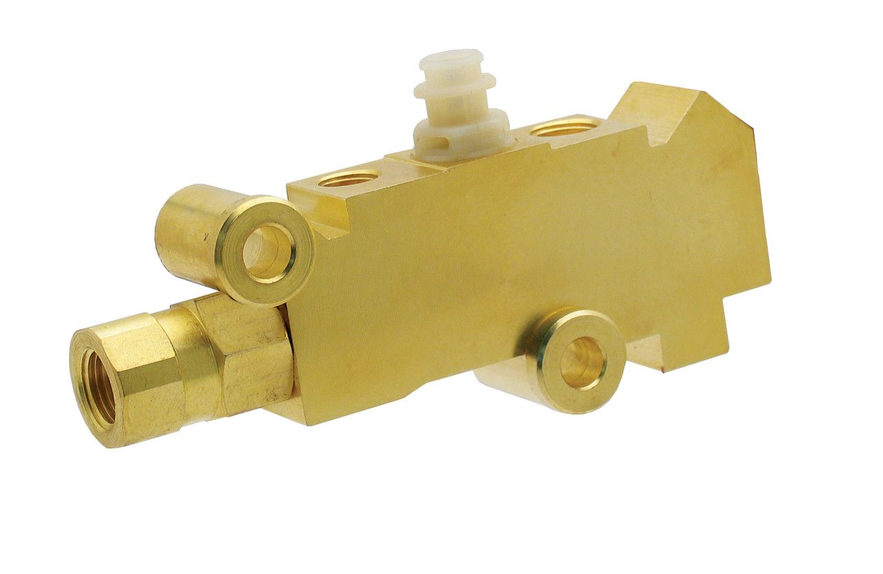Disc/Disc Combination Proportioning Valve, Brass, GM Style