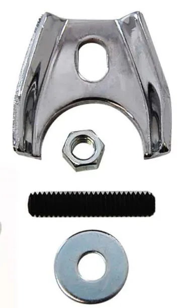 Distributor Hold Down Clamp, Chrome, Ford FE V8