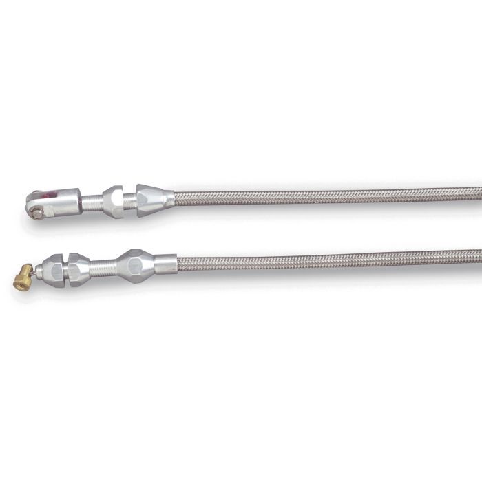 Hi-Tech LS Throttle Cable, Braided Stainless, 36"