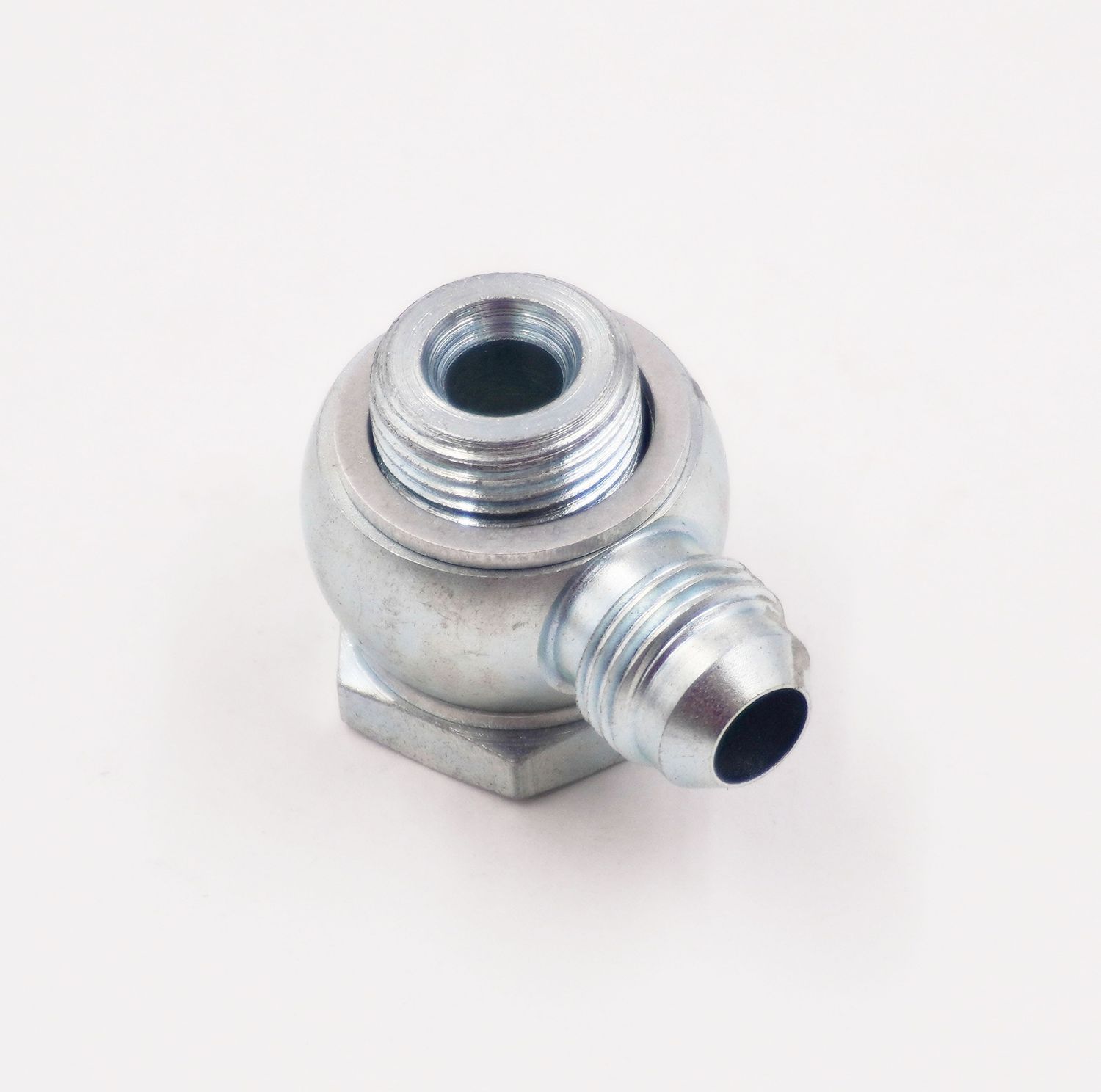 Power Steering Banjo Assembly, 16mm x 1.5 to -6 AN, Steel