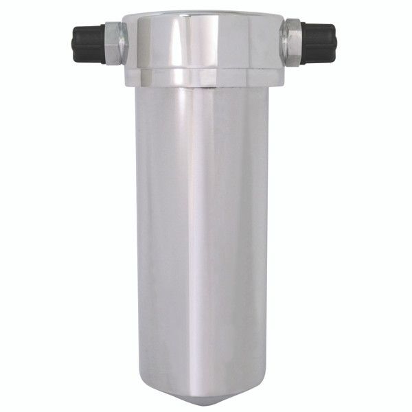 Polished Aluminum A/C Receiver Drier with Bracket