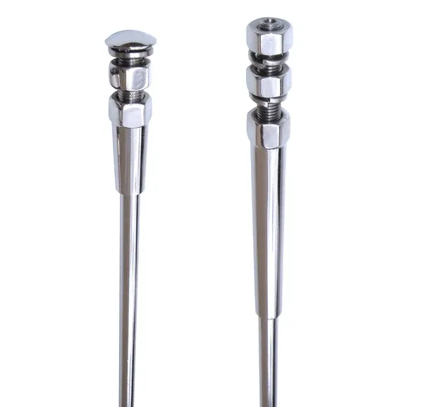 Radiator Support Rods with Covers, 1932-39 Ford Car &amp; Pickup