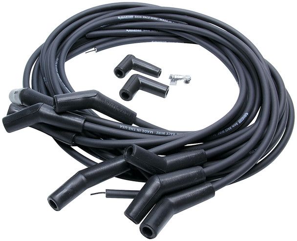 Universal 8mm Spark Plug Wire Set, 135° HEI Boots