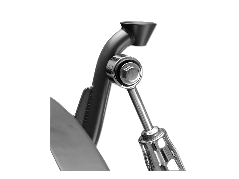 Headlight &amp; Shock Mount Combo, Pair, Plain Finish