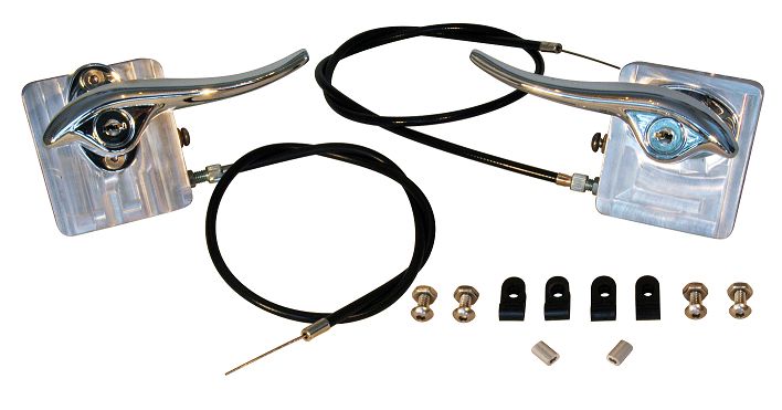 Exterior Handle Mounting Kit, Vertical, 1.4" Bolt Spacing, Pair
