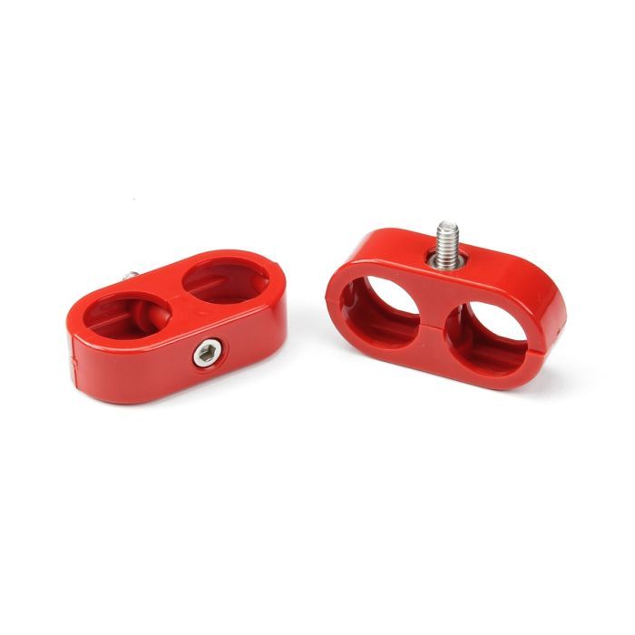 Heater &amp; A/C T-Clamps, Red, 13/16"-13/16", 2-Pack