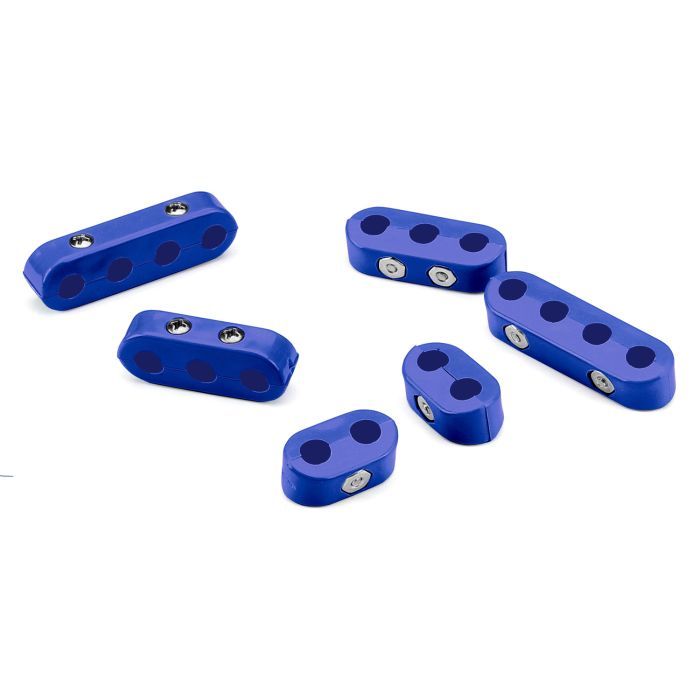 Domestic Universal Wire Loom Kit, Blue, 7-8mm