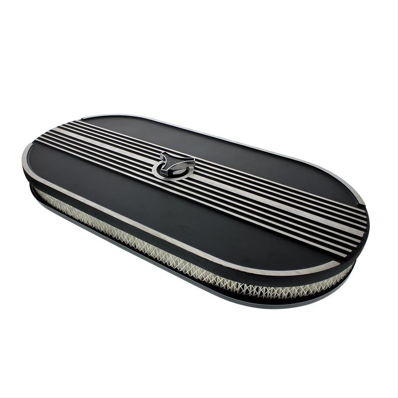 Aluminum Oval Air Cleaner for Single 4-Barrel Carburetor