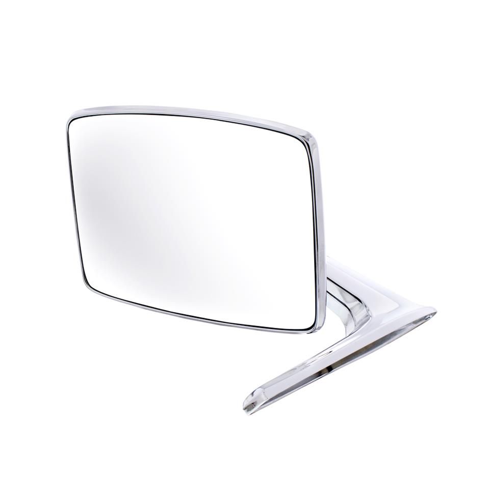 Chrome Exterior Mirror for 1966-1977 Ford Bronco &amp; 1967-1979 Ford Truck, Left-Hand