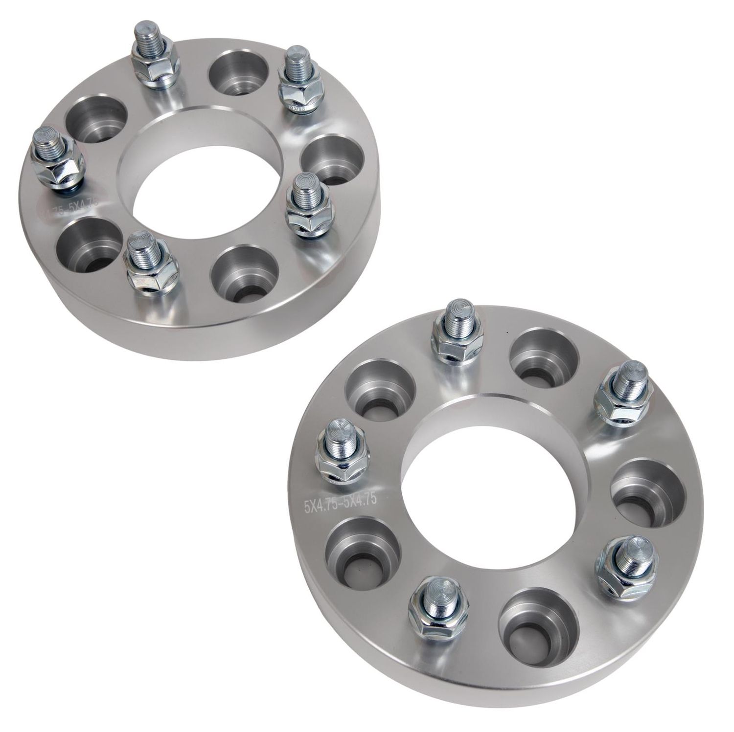 Summit Racing Billet Aluminum Wheel Spacers, 1.25", 5 x 4.75", Pair