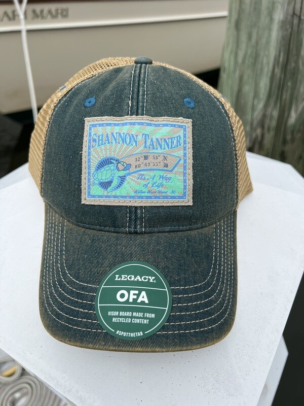 NEW SUMMER &#39;25/MARINE BLUE LEGACY SOFT MESH TRUCKERS HAT