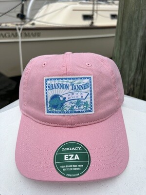 NEW FOR SUMMER '23/ PINK COTTON LEGACY HAT WITH NEW SUMMER LOGO! ADJUSTABLE STRAP ONE SIZE FITS ALL!​