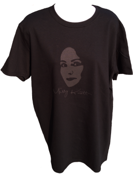 Missy Knott Black T-Shirt with Grey Opaque imprint