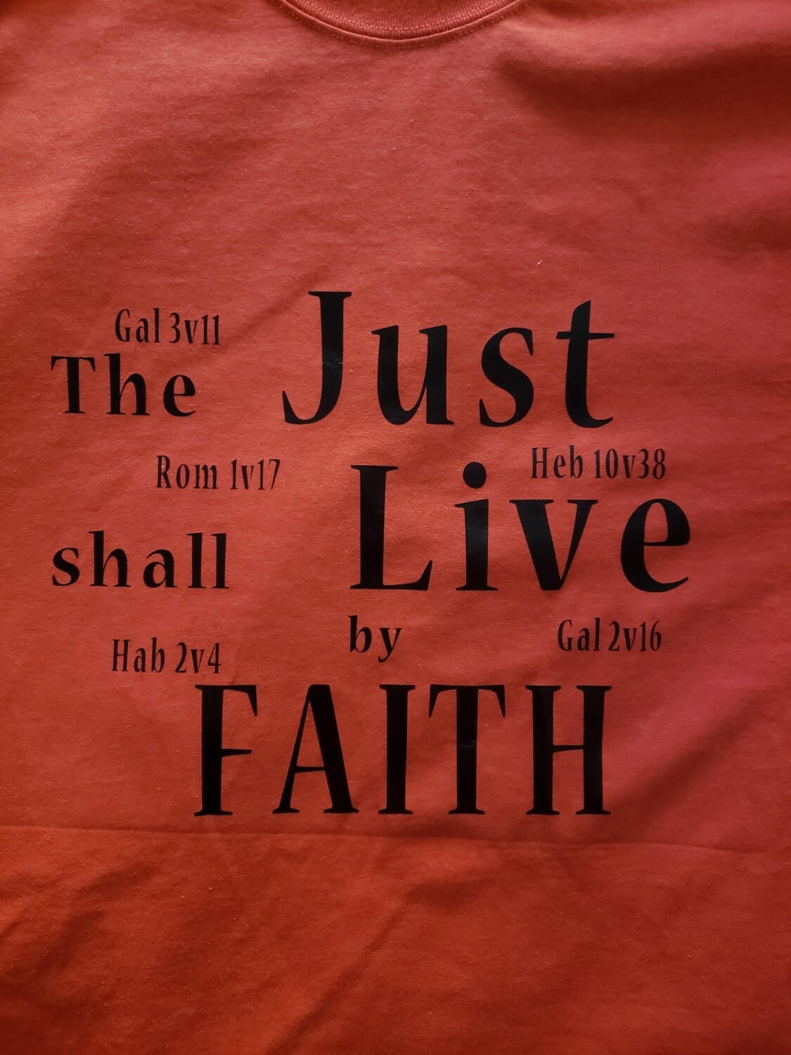 The Just Live by Faith 