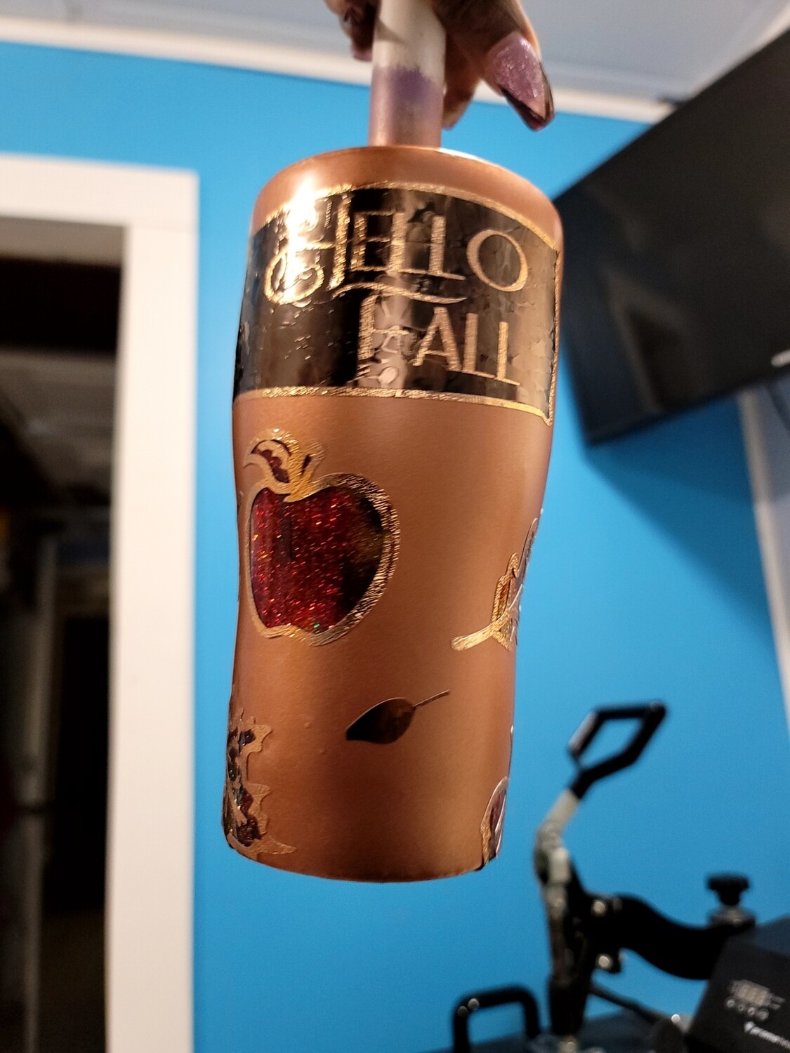 HELLO Fall tumbler 