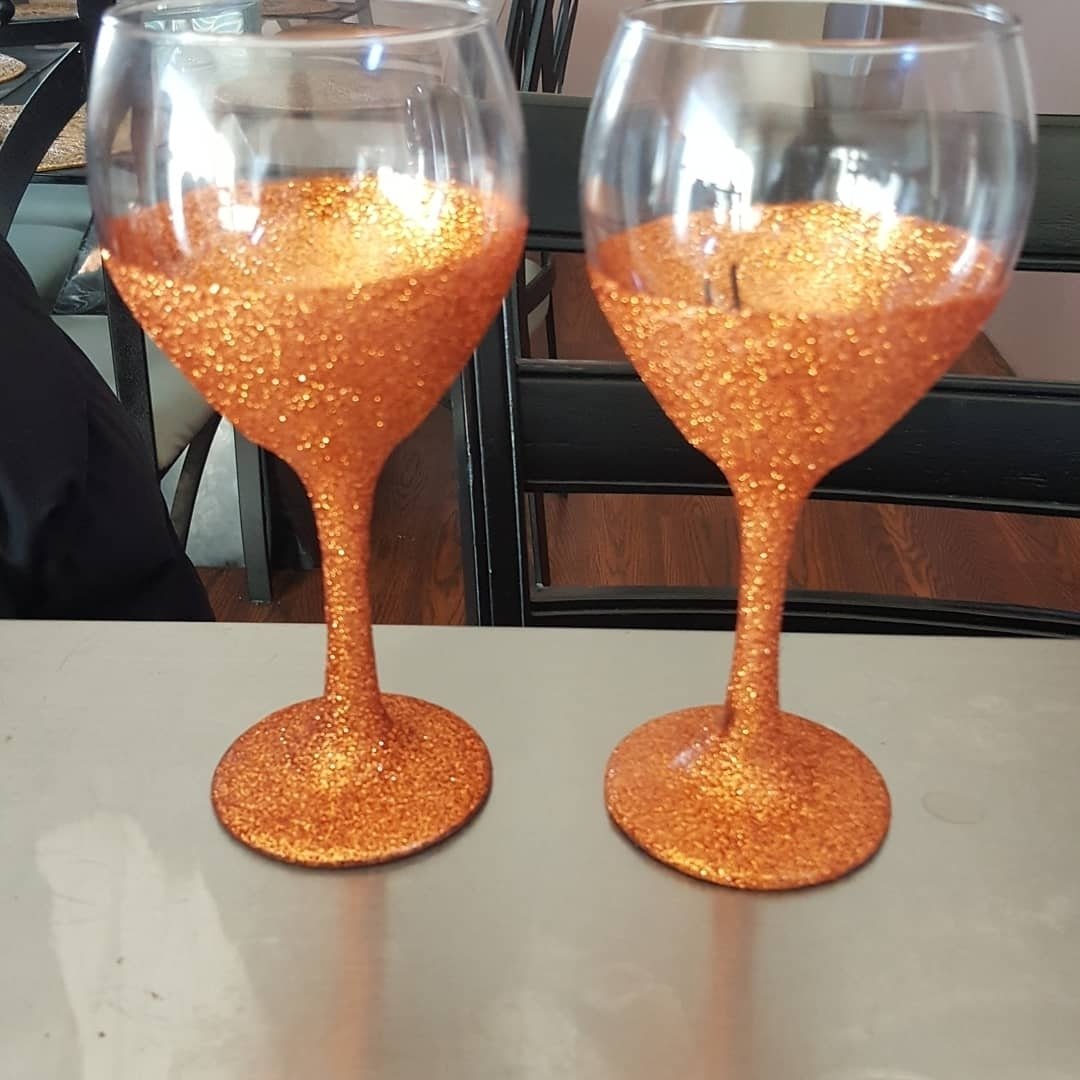 TEoTW Royal Wine Glasses w/ message inside