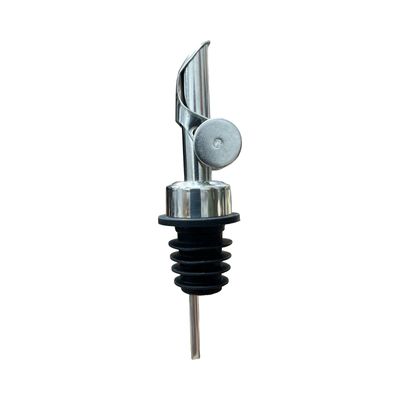 Stainless steel self-closing pour spout
