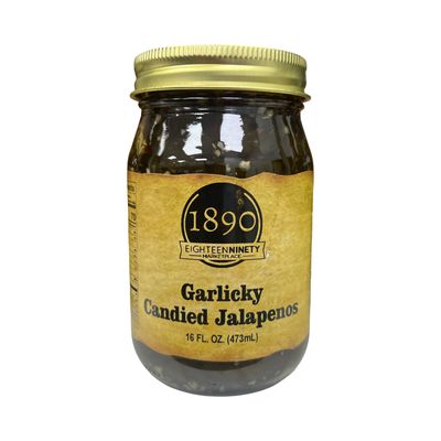 Garlicky Candied Jalapenos