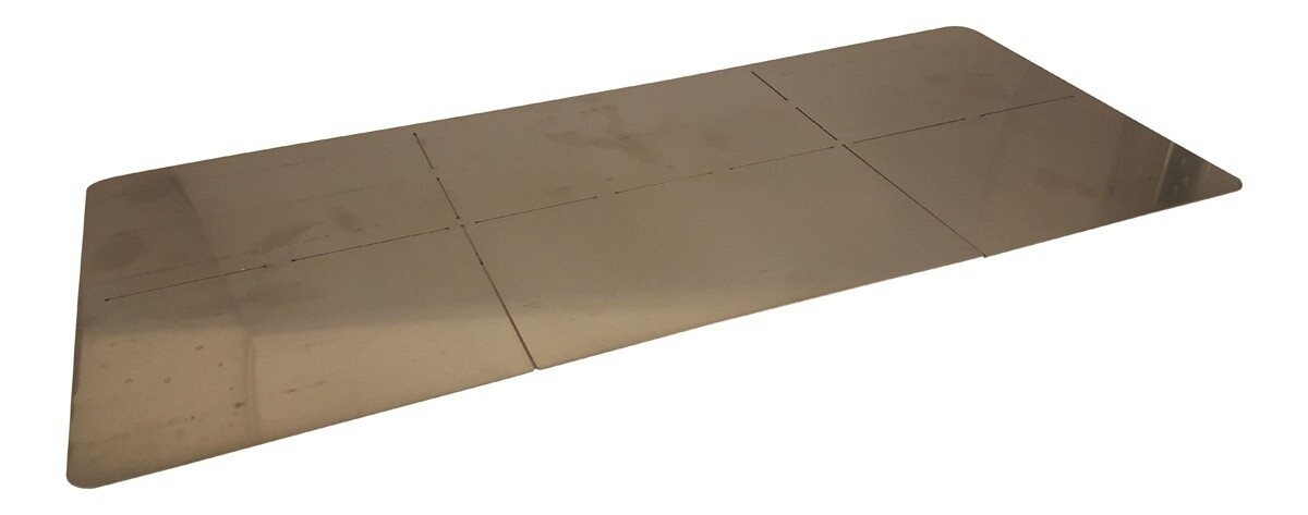Magnetic steel plate - Small (incl tape)