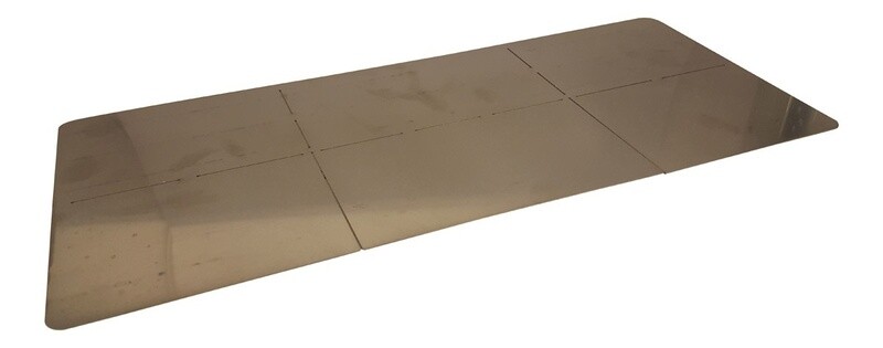 Magnetic steel plate - Small (incl tape)