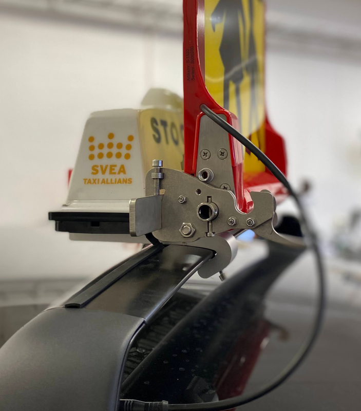 Complete set school sign fixing for Tesla Y roof rack