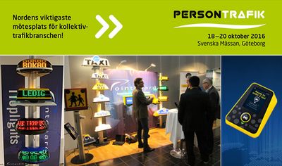 Oct 2016 - Visit Pointguard at Persontrafik 2016 in Gothenburg