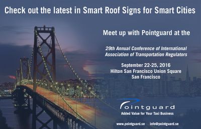 Sep 2016 - Pointguard attends international taxi conference in San Francisco