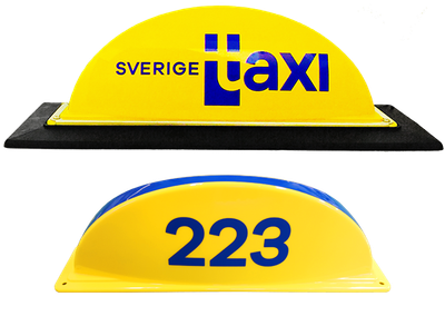 Sep 2016 - Sverigetaxi gets a new profile and a new roof sign